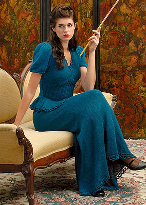 Blue Sky Knitkit - 40's Inspired Evening Gown